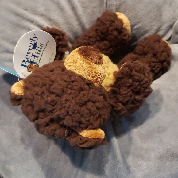 BEVERLY HILLS TEDDY BEAR CO. Plush 8" Dark Brown Moe Bear - Picture 5 of 10